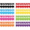 Barker Creek Happy Double-Sided Scalloped Border  Colors (104/set), PK104 3874 - alternate 2